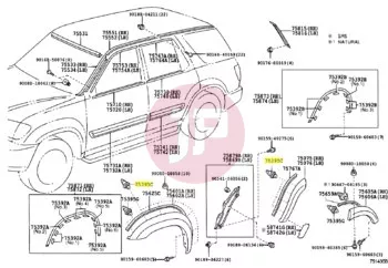 TOYOTA 90904-67037 - CLIP