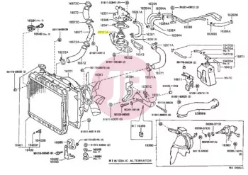 TOYOTA 90916-03089 - THERMOSTAT