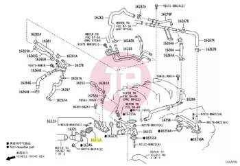 TOYOTA 90916-03089 - THERMOSTAT/KUEHLKREI