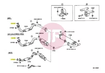 TOYOTA 90917-06066 - GASKET, EXHAUST