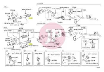 TOYOTA 90917-06076 - GASKET, EXHAUST