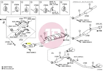 TOYOTA 90917-06078 - GASKET, EXHAUST
