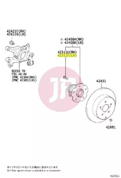 TOYOTA 90942-02049 - BOLT HUB