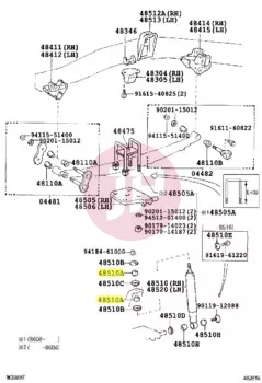 TOYOTA 90948-01003 - CUSHION, SHOCK ABSORBER