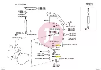 TOYOTA 90948-02180 - RETAINER, CUSHI