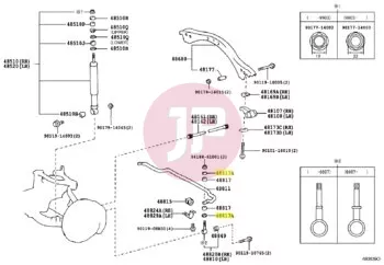 TOYOTA 90948-02180 - RETAINER, CUSHI