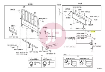 TOYOTA 91551-80820 - Peremes csavar