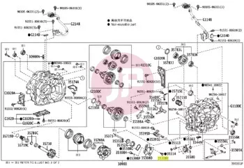TOYOTA 91551-80820 - Peremes csavar