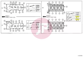 TOYOTA 91551-80825 - BOLT, FLANGE