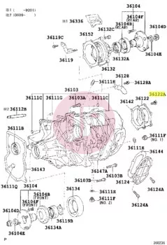 TOYOTA 91611-B0816 - Csavar alátéttel