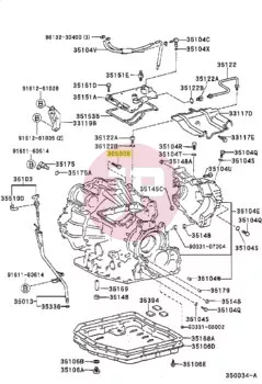 TOYOTA 91619-61245 - Bolt with Washer