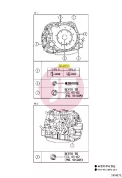 TOYOTA 91619-61245 - Csavar alátéttel