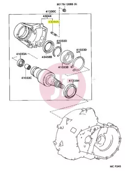 TOYOTA 92136-61240 - Tőcsavar