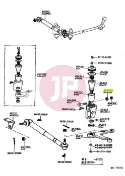 TOYOTA 94512-01000 - Rugós alátét