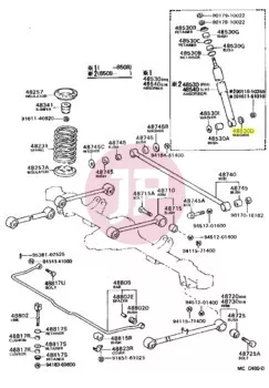 TOYOTA 94512-01200 - WASHER,SPRING