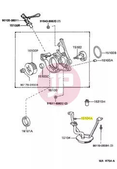 TOYOTA 96721-24015 - O-RING