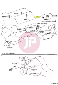 TOYOTA 84222-12010 - Transfer Indicator Switch