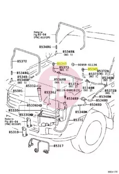 TOYOTA 85381-12060 - DUESE/WASCHANLAGE
