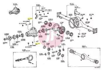 TOYOTA 90116-08233 - Front Differential Carrier Stud Bolt