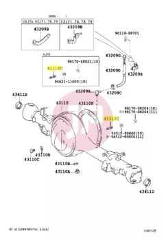 TOYOTA 90116-08329 - Stud Bolt